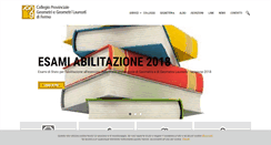 Desktop Screenshot of geometridifermo.it