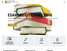 Tablet Screenshot of geometridifermo.it